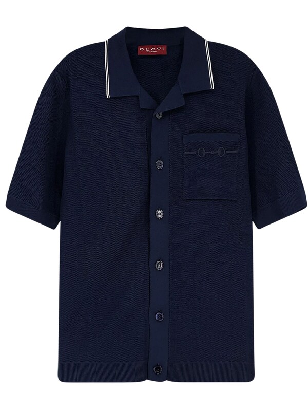  Gucci Gucci Polo Shirt With Clamp Embroidery 