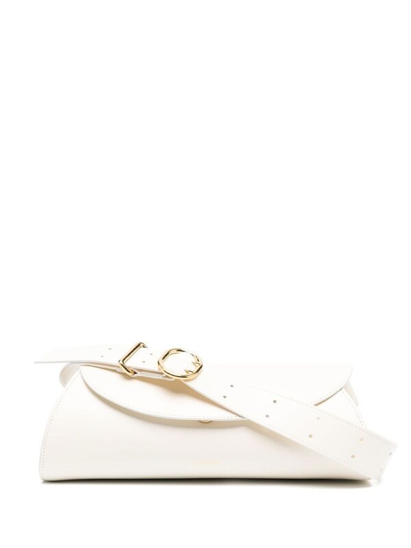  Jil Sander Jil Sander Cannolo Small Leather Shoulder Bag 