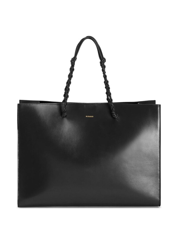  Jil Sander Jil Sander Tangle Leather Tote Bag 