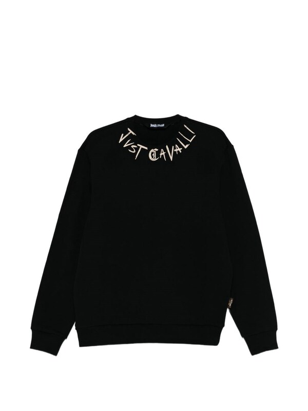  Just Cavalli Just Cavalli Sweater With Logo On The Edge 