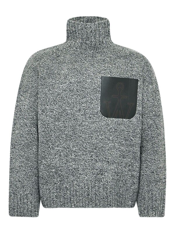  Jw Anderson Jw Anderson Leather Patch Pocket Turtleneck 