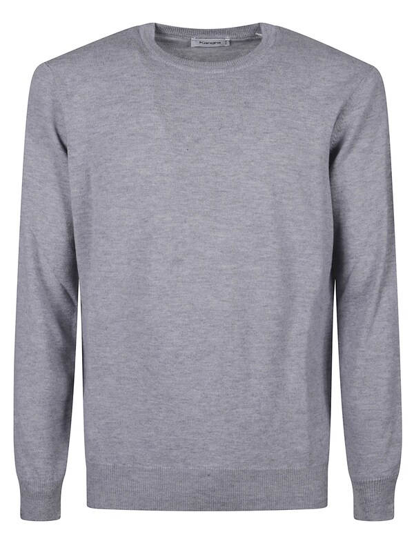  Kangra Kangra Round Neck Fine Wool Sweater 