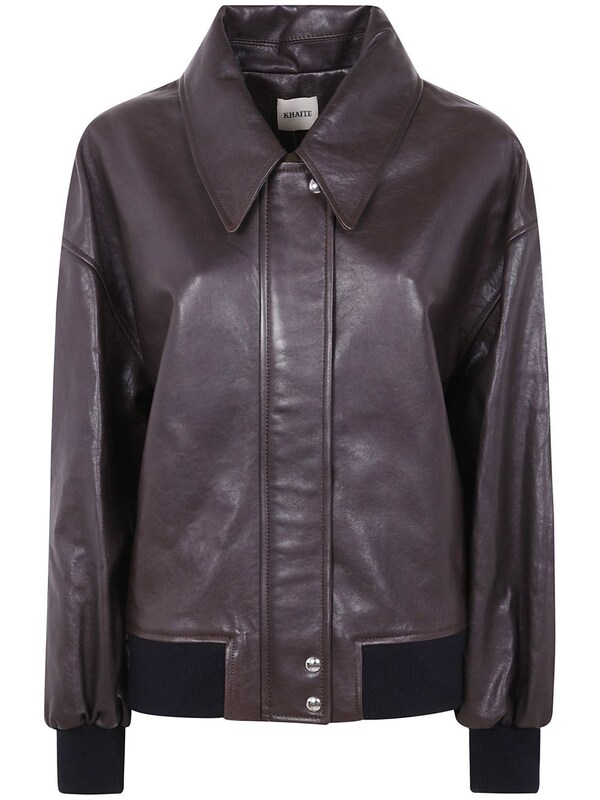  Khaite Khaite Shelman Leather Jacket 