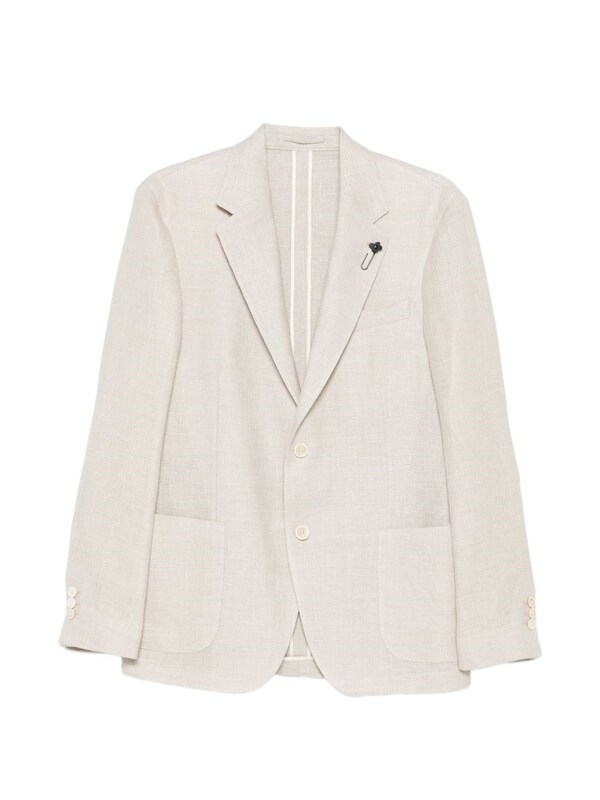  Lardini Lardini Wool And Linen Blazer 