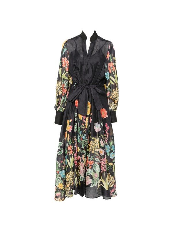  Lavi Lavi Printed Long Dress 