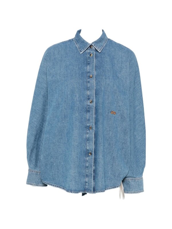  Loewe Loewe Anagram Denim Shirt 