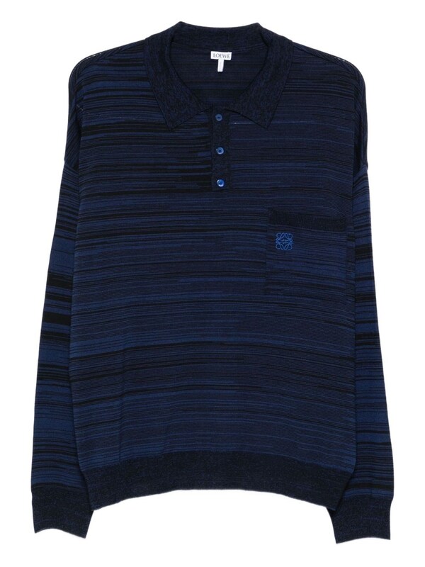  Loewe Loewe Anagram Wool Polo Shirt 