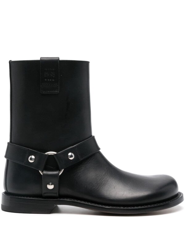  Loewe Loewe Campo Leather Biker Boots 