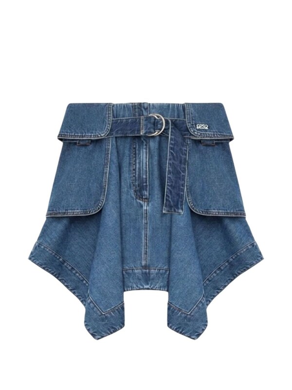  Loewe Loewe Denim Cargo Skirt 