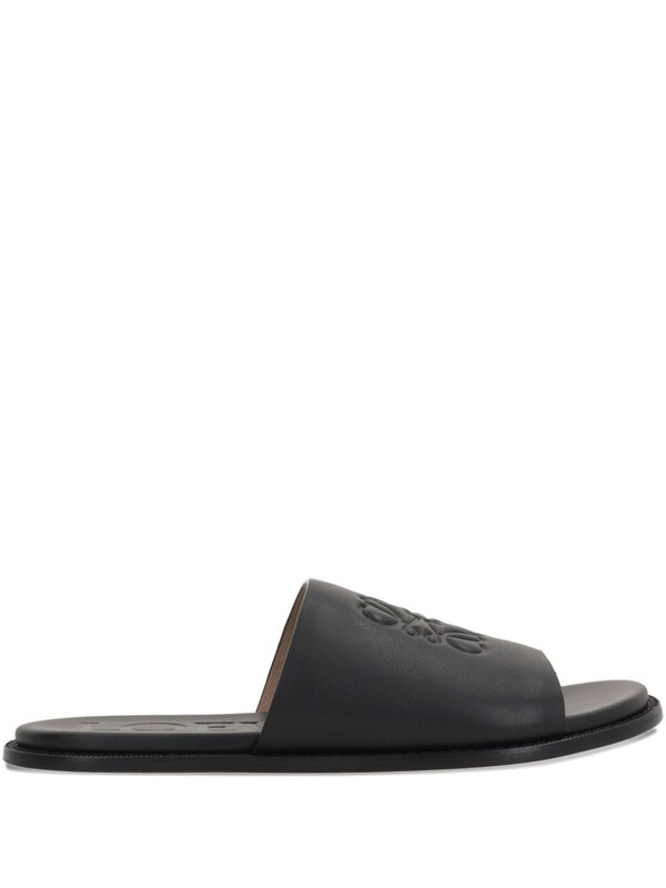  Loewe Loewe Flex Anagram Leather Slides 