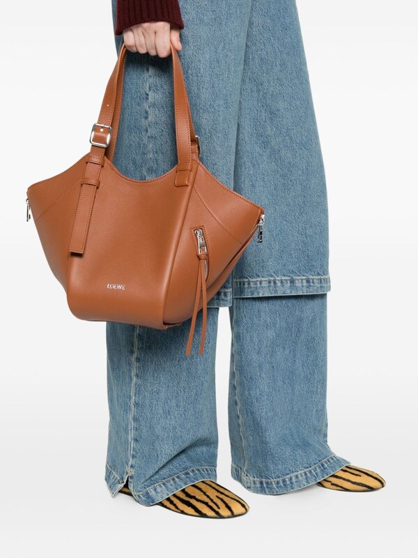  Loewe Loewe Hammock Leather Tote Bag 