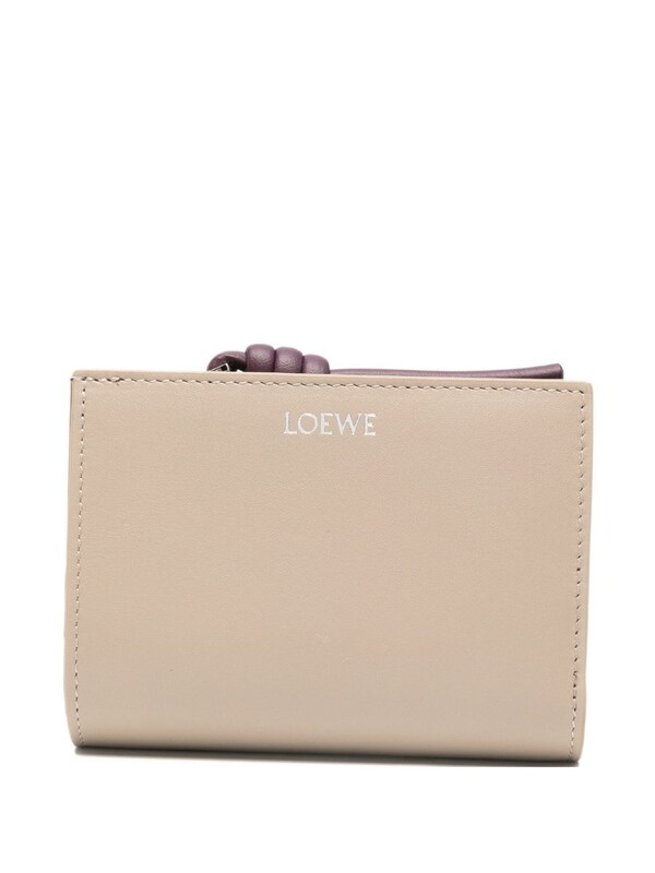  Loewe Loewe Knot Leather Compact Wallet 