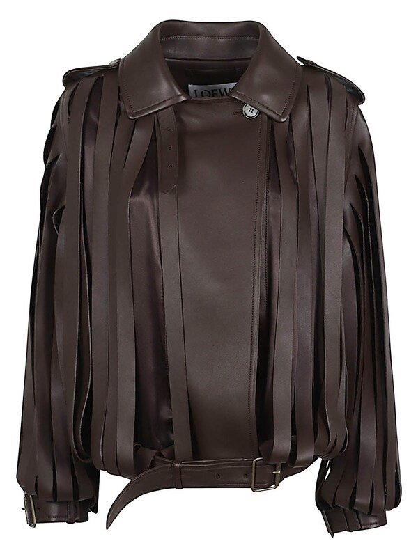  Loewe Loewe Leather Belted Jacket 