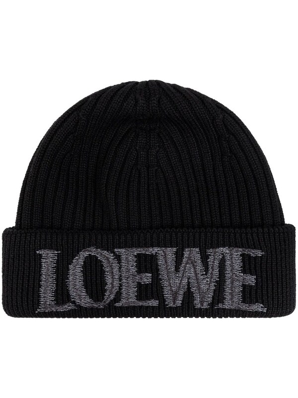  Loewe Loewe Logo Wool Beanie 