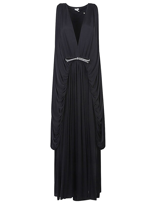  Loewe Loewe Silk Draped Long Dress 