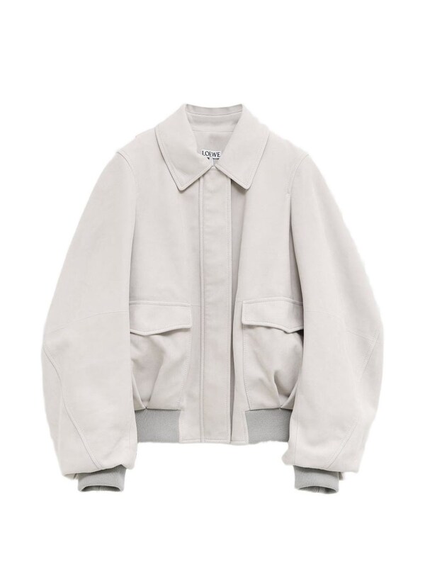  Loewe Loewe Suede Leather Bomber Jacket 