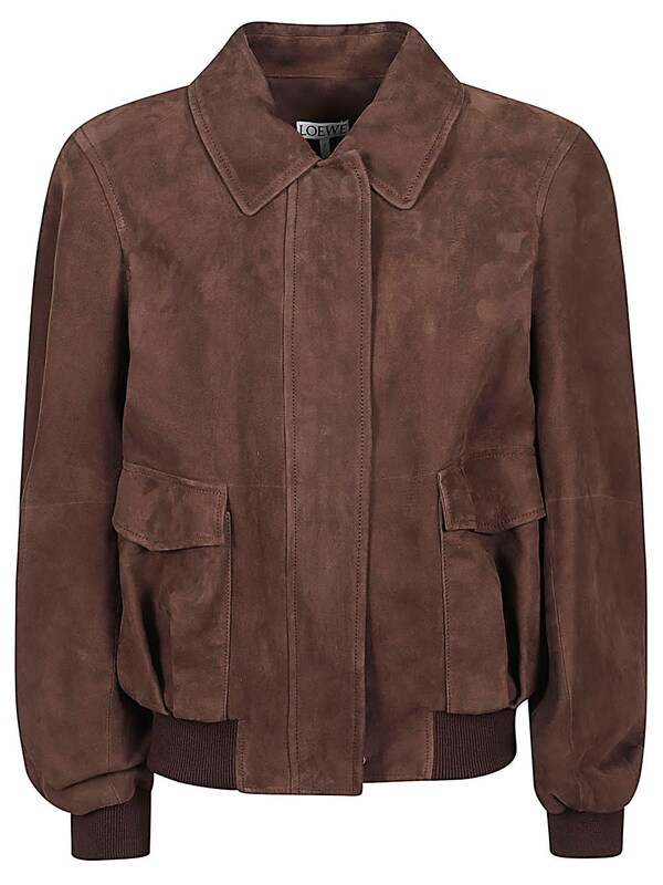  Loewe Loewe Suede Leather Bomber Jacket 
