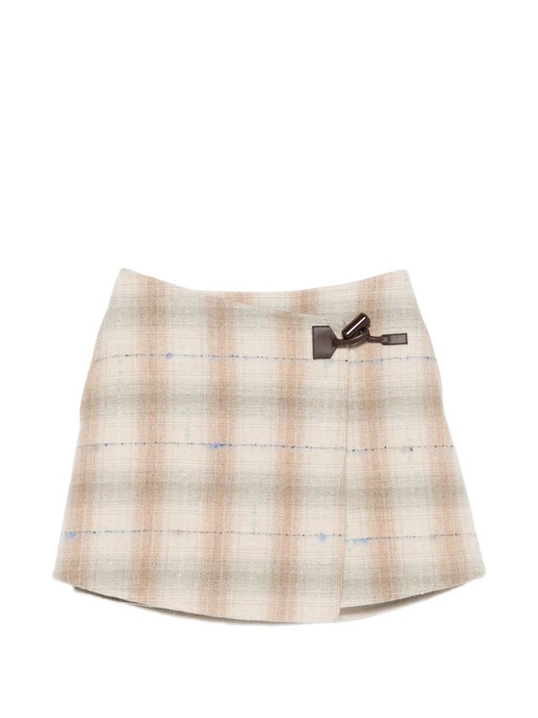  Loewe Loewe Wool And Cashmere Mini Skirt 