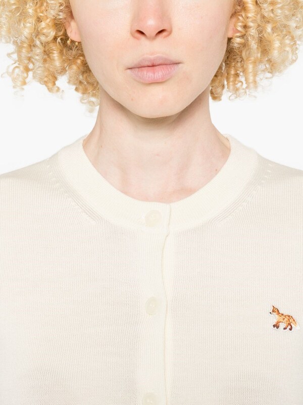  Maison Kitsune' Maison Kitsune' Baby Fox Wool Cardigan 