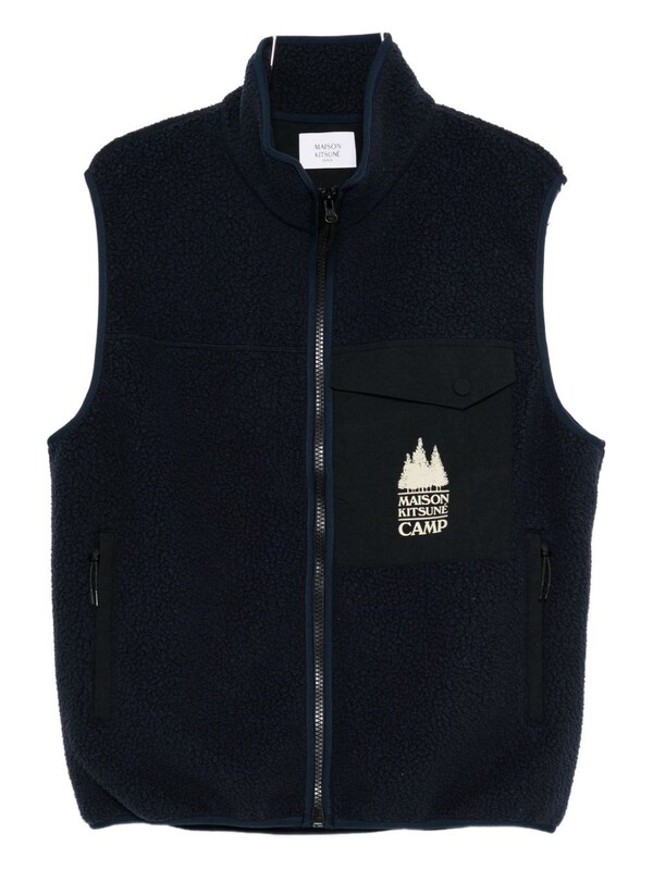  Maison Kitsune' Maison Kitsune' Fleece Zipped Vest 