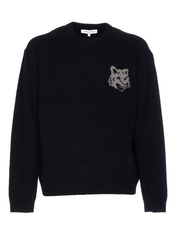  Maison Kitsune' Maison Kitsune' Fox Head Wool Jumper 