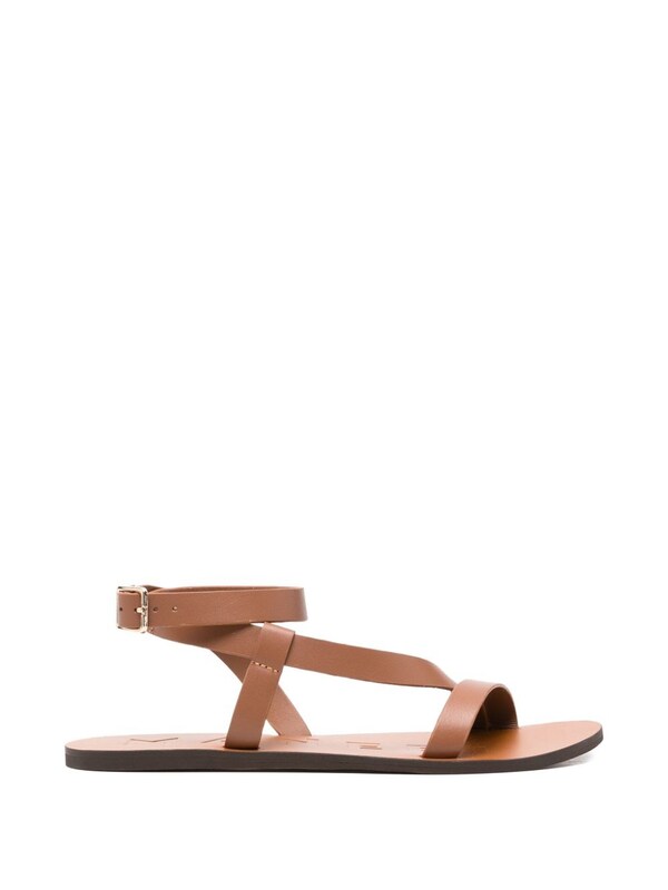  Manebi Manebi Leather Gladiator Sandals 