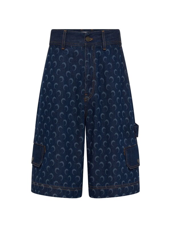 Marine Serre Marine Serre Moon Denim Bermuda Shorts 