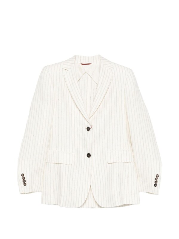  Max Mara Max Mara Linen Single-breasted Jacket 