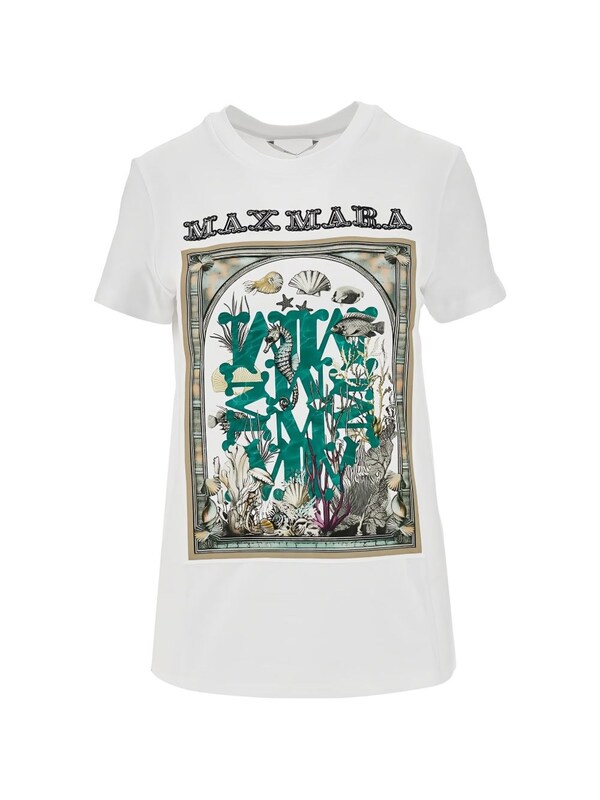  Max Mara Max Mara Printed Cotton T-shirt 