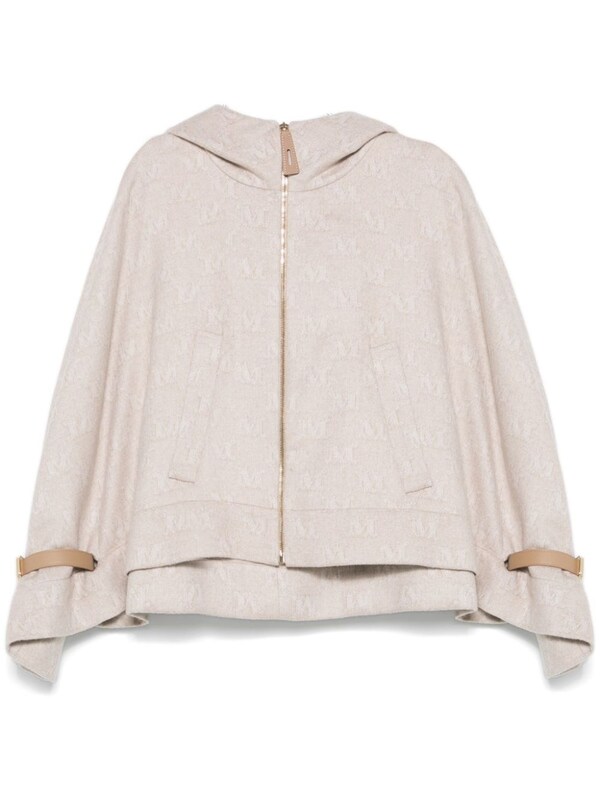  Max Mara Max Mara Wool Hooded Cape 