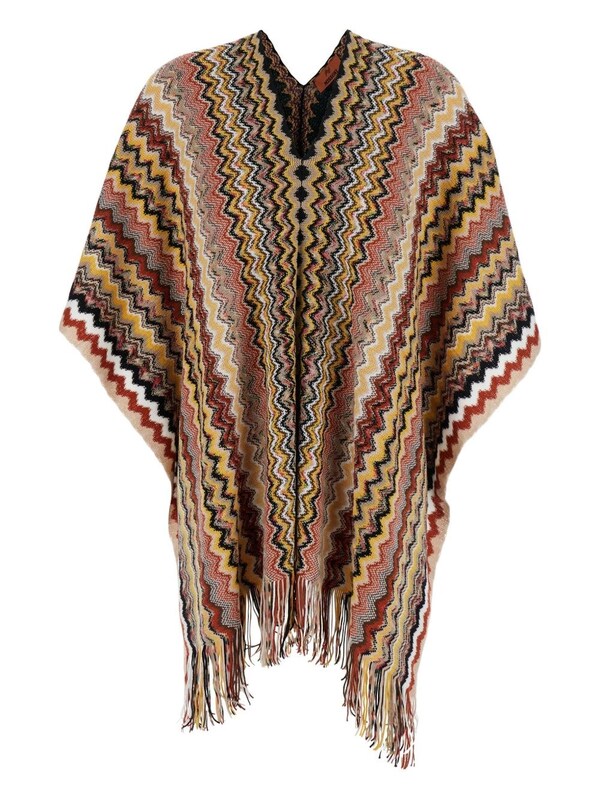 Missoni Missoni Poncho With Fringes 