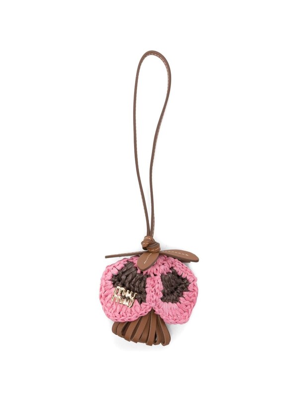  Miu Miu Miu Miu Crochet Flower Charm 