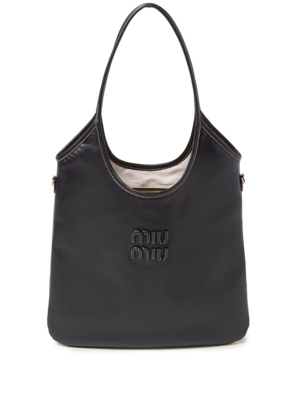  Miu Miu Miu Miu Ivy Leather Shoulder Bag 