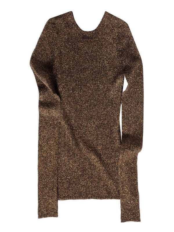  Miu Miu Miu Miu Lurex Crewneck Sweater 