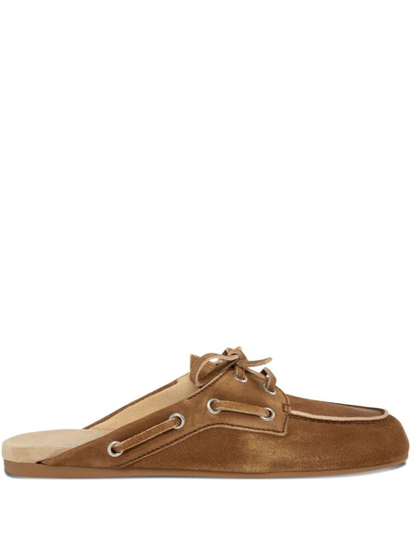  Miu Miu Miu Miu Suede Leather Slippers 