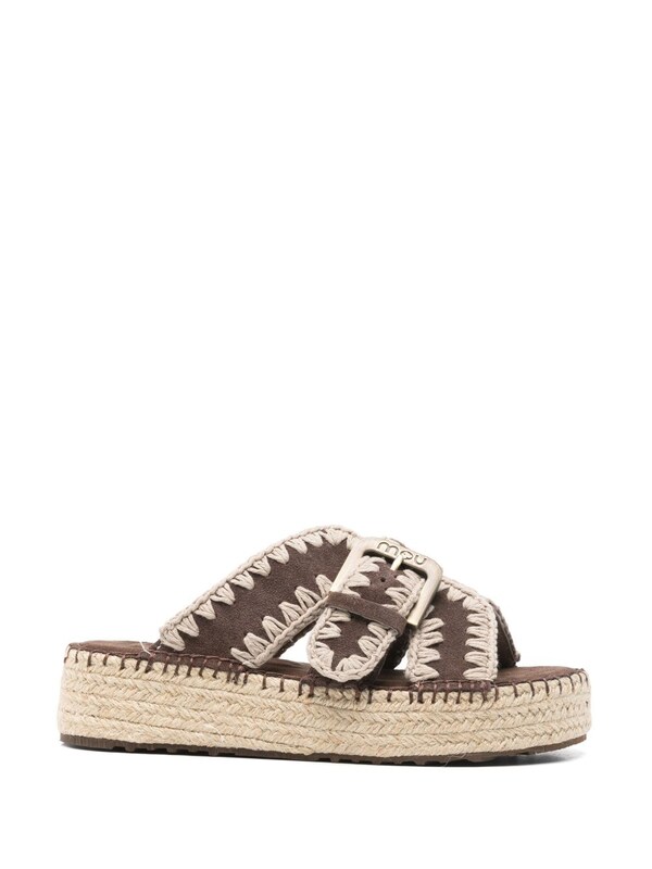  Mou Mou Jute Platform Sandals 
