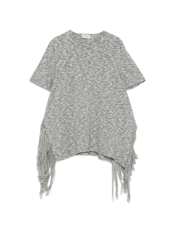  Mrz Mrz Cotton Fringed T-shirt 