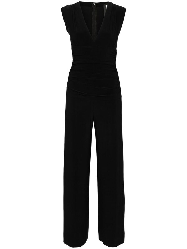 Norma Kamali Norma Kamali V Neck Jumpsuit 