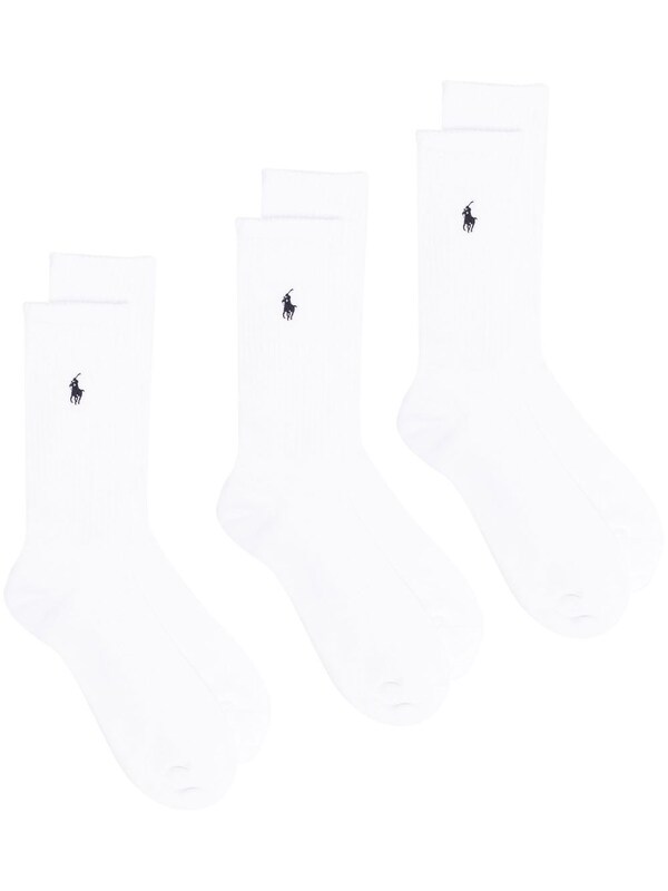  Polo Ralph Lauren Polo Ralph Lauren Set Of 3 Socks With Logo 