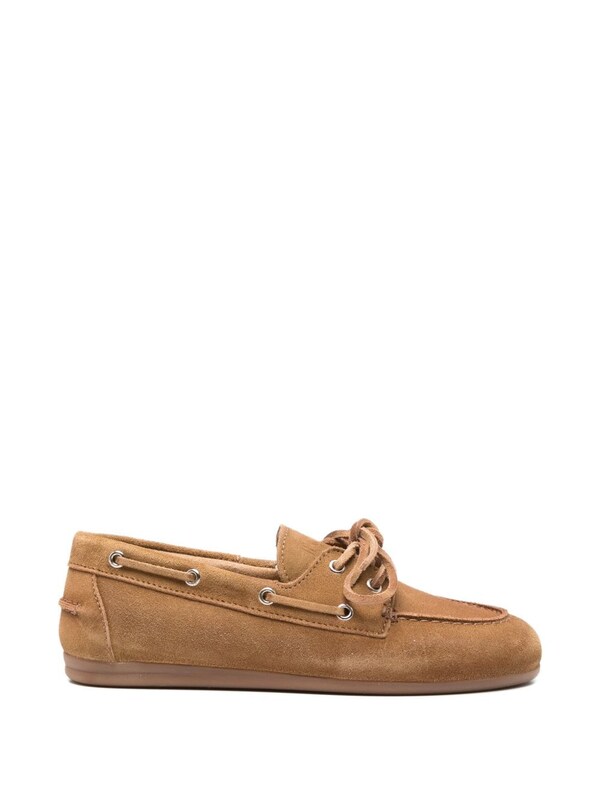  Posa Posa Leather Boat Loafers 