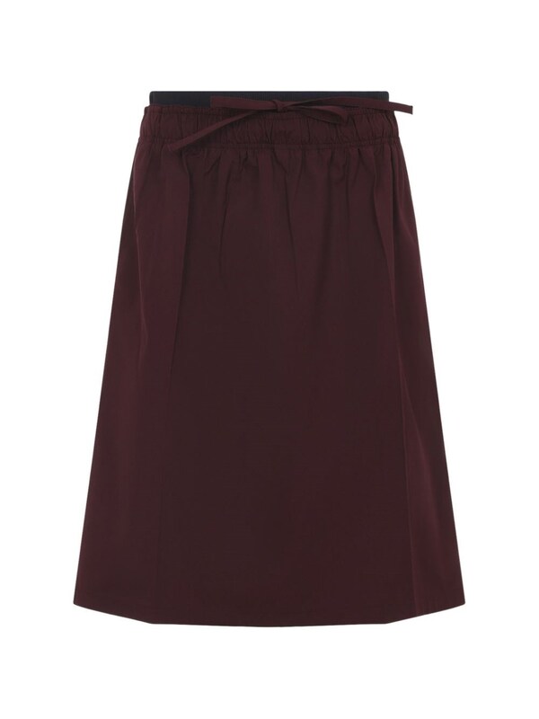  Prada Prada Cotton Blend Midi Skirt 