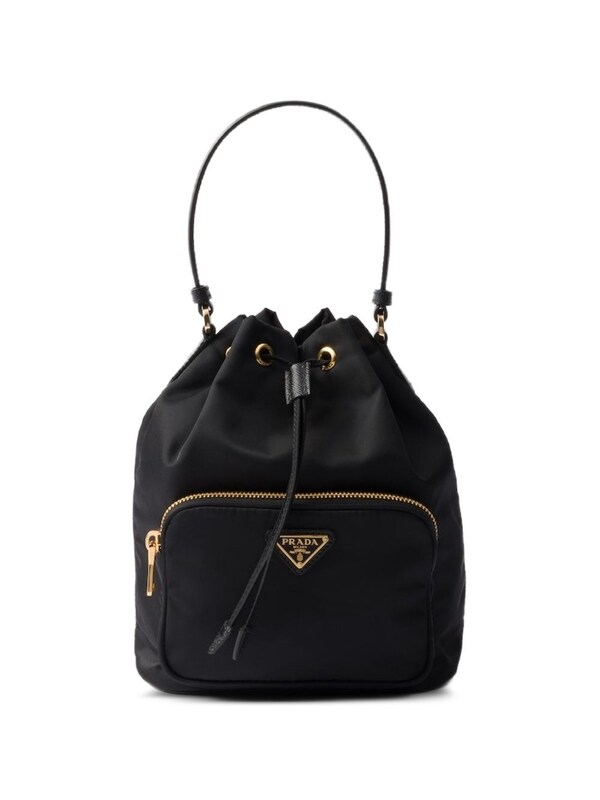  Prada Prada Prada Duet Re-nylon Bucket Bag 