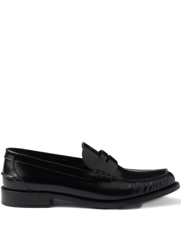  Prada Prada Leather Loafers 