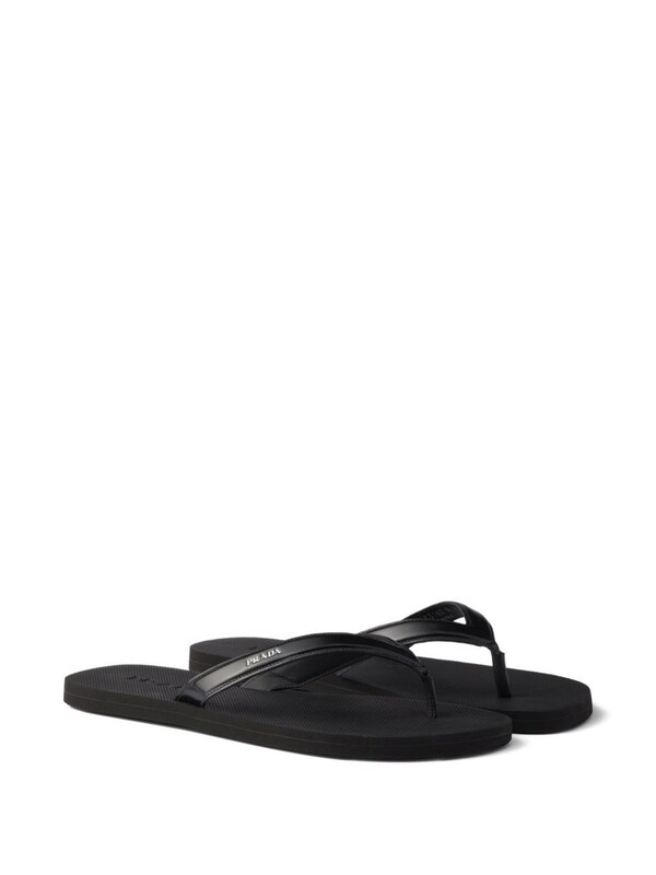  Prada Prada Leather Thong Sandals 