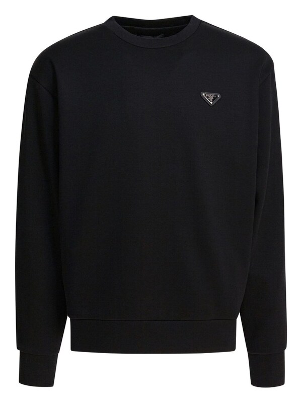  Prada Prada Logo Cotton Sweatshirt 