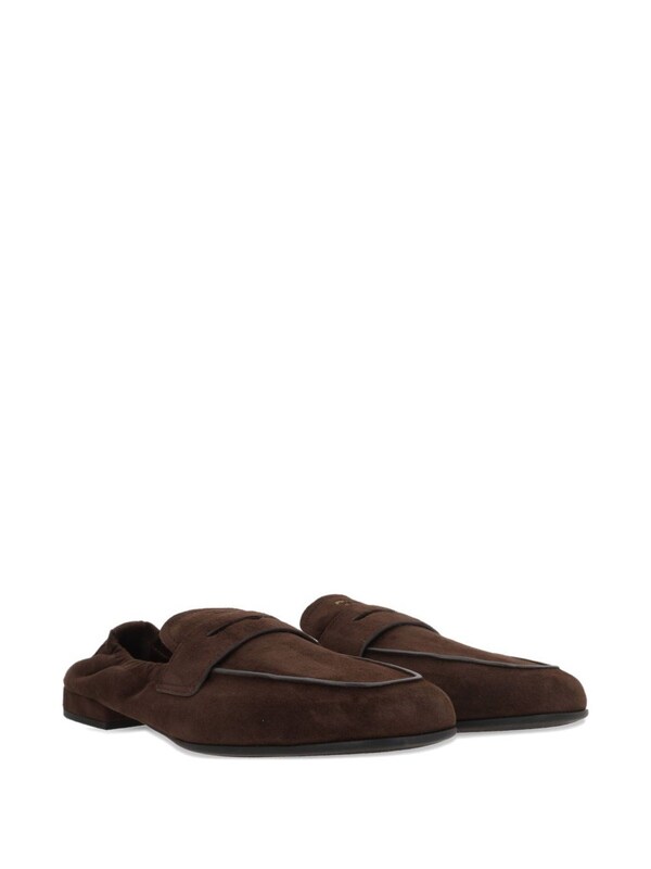  Prada Prada Suede Leather Loafers 