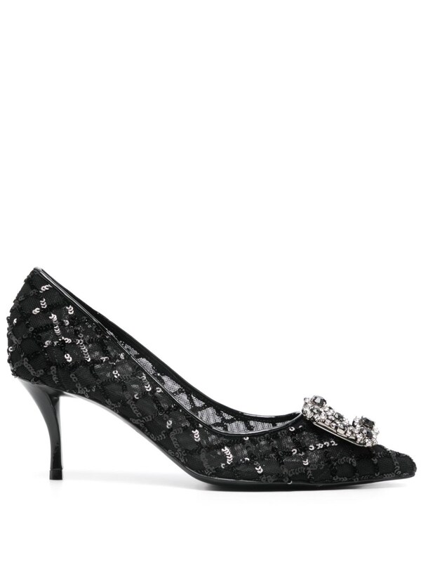  Roger Vivier Roger Vivier Flower Strass Pumps 