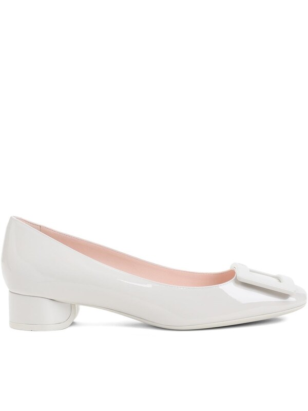  Roger Vivier Roger Vivier Roundy Leather Pumps 