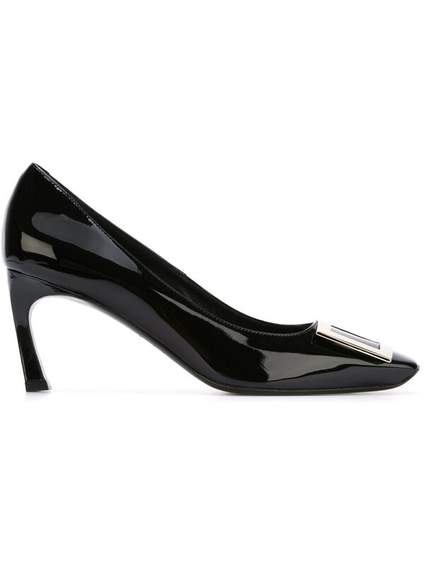  Roger Vivier Roger Vivier Trompette Leather Pumps 
