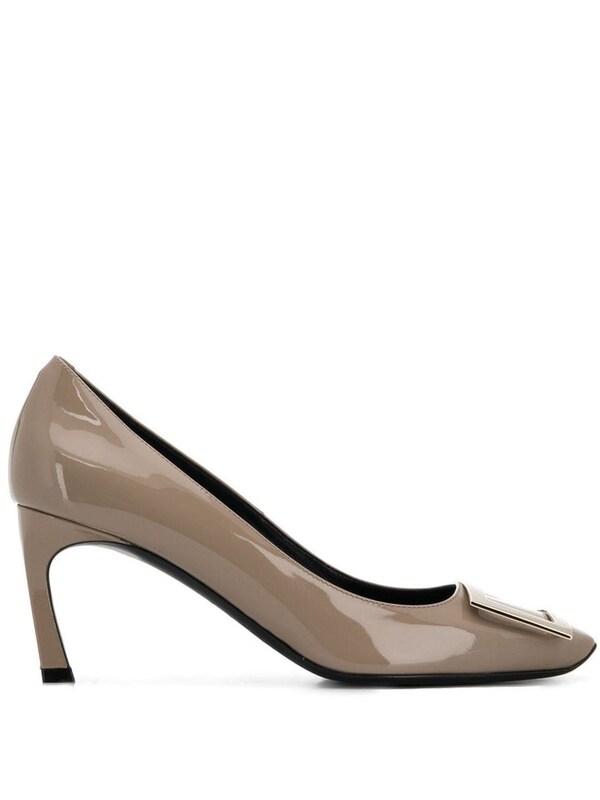 Roger Vivier Roger Vivier Trompette Leather Pumps 